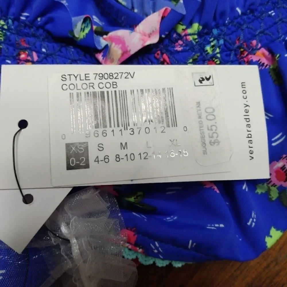 NWT: Vera Bradley bathing suit top.